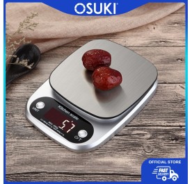 OSUKI Food Weight Scale Digital 10Kg-1g (FREE Battery)